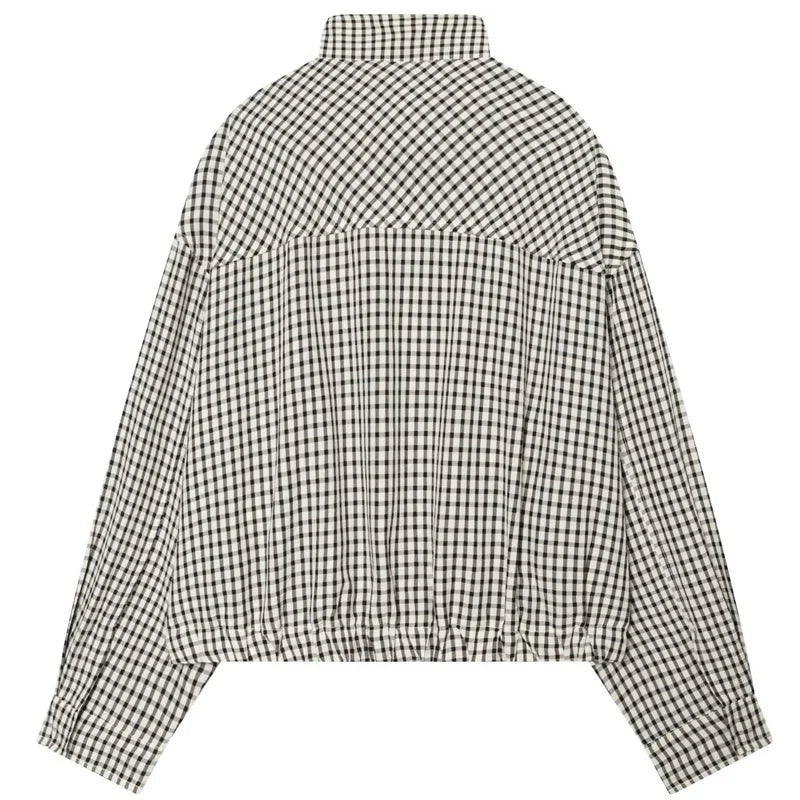 Jaqueta Feminina Bomber | Manga Longa, Cinza, Casual