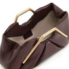 Nora | Bolsa Clutch Origami Pega Dourada Hexagonal