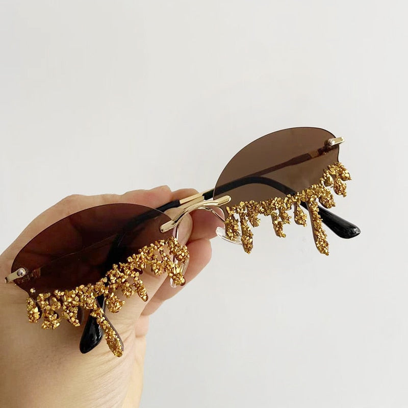 Thea | Óculos de Sol Glitter Festivo