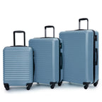 Wren | Conjunto de Malas de Viagem | Rígido, 3 Peças, Azul | Rodas 360°, Cadeado TSA