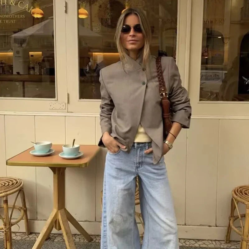 Blazer Feminino | Primavera e Outono | Viagem e Uso Diário
