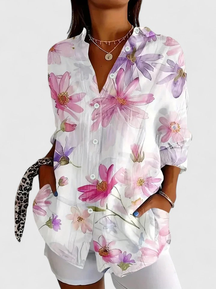 Solveig | Blusa Feminina Estampa Colorida Conforto