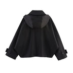 Casaco Tricotado | Comprido, Estilo Trench, Curto