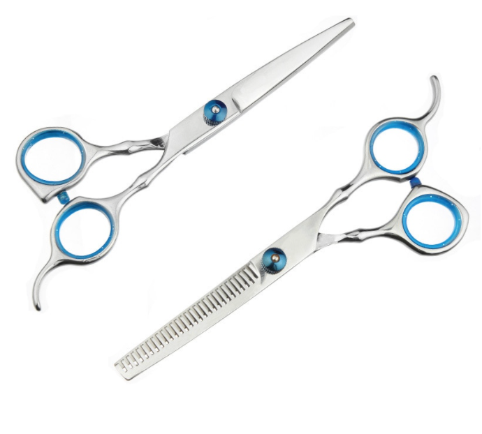 Tessa | Kit de Corte de Cabelo Profissional | 10 Peças, Tesouras Aço Inox, Uso Doméstico