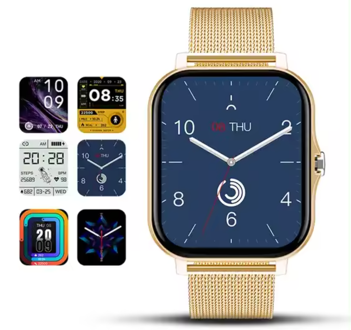 Smartwatch Feminino Monitor de Saúde Slim