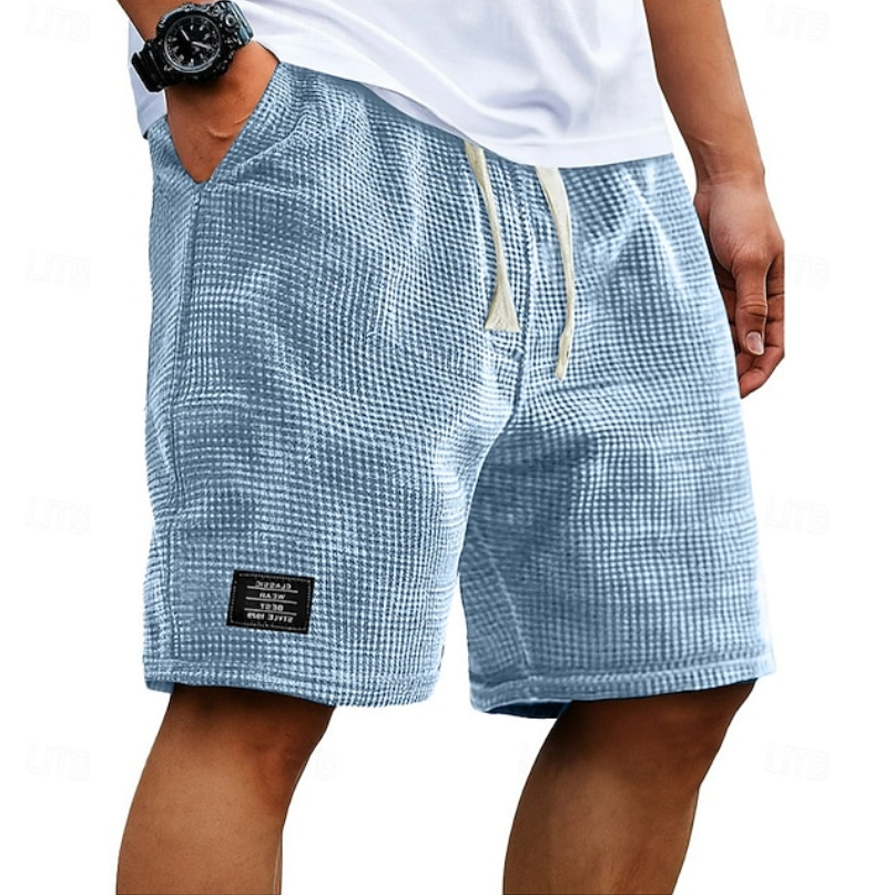 Hazel | Homem Calções Waffle Relaxed Fit