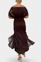 Selene | Vestido Floral Feminino Decote V Saia Longa