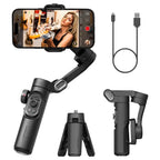 Sorrel | Gimbal Estabilizador Smartphone 3 Eixos | AI Tracking, Deteção Facial | Bluetooth, Leve