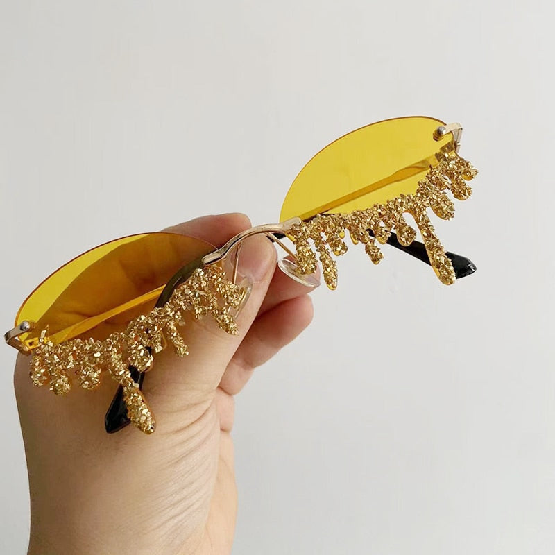 Thea | Óculos de Sol Glitter Festivo