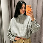 Jaqueta Feminina Bomber | Manga Longa, Cinza, Casual