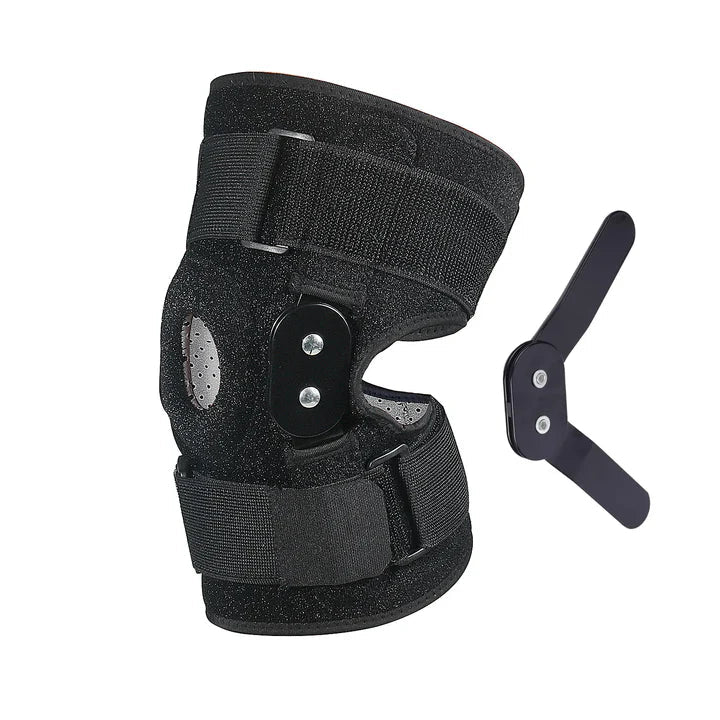 Lena | Joelheira Articulada Ajustável | Suporte e Estabilidade | Neoprene Respirável