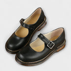 Zelda | Sapatos Mary Jane Femininos Bico Redondo com Fivela