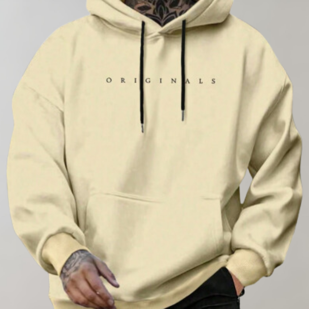 Lena | Homem Hoodie Oversized com Bolso Canguru