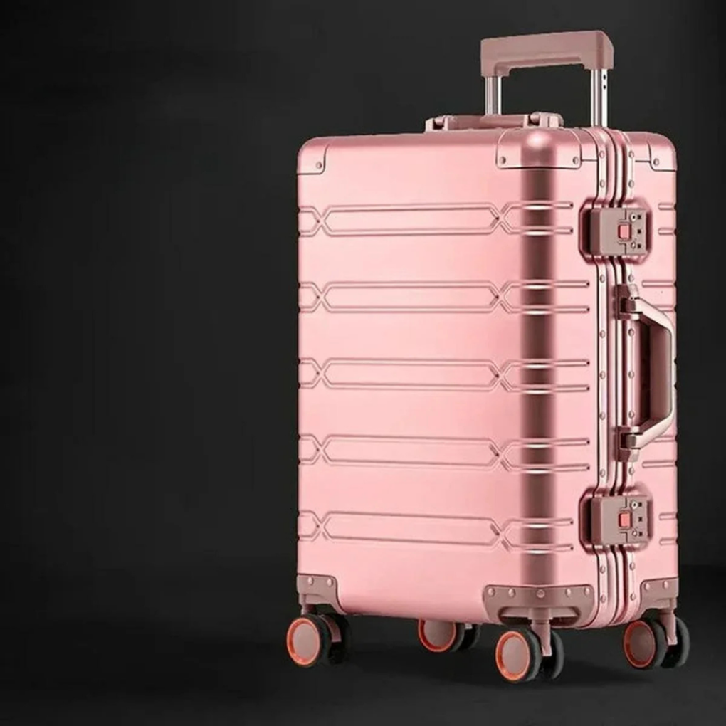 Linnea | Conjunto de Malas de Viagem | Alumínio-Magnésio, Rodas 360°, Cadeado TSA