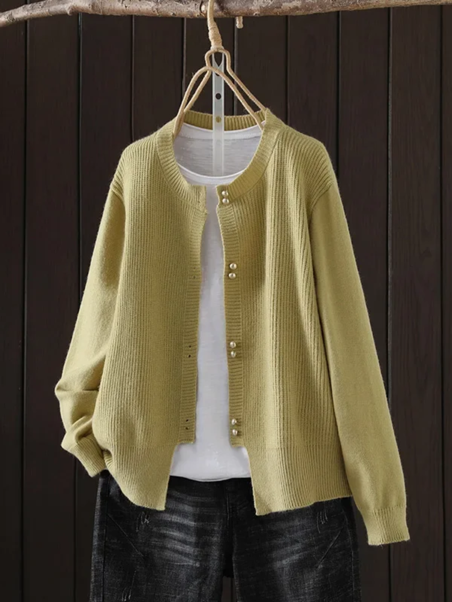 Luna | Cardigan Feminino com Botões