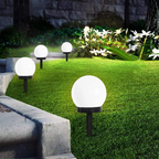 Honor | Luminárias Solares de Jardim LED | Pack 3 Unidades, Impermeáveis, Esféricas