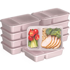 Marlow | Recipientes Alimentares Reutilizáveis | Conjunto 20 Peças, 2 Compartimentos | Sem BPA