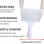Sage | Meias Extra Largas Linfedema Diabetes Sem Compressão 2 Pares