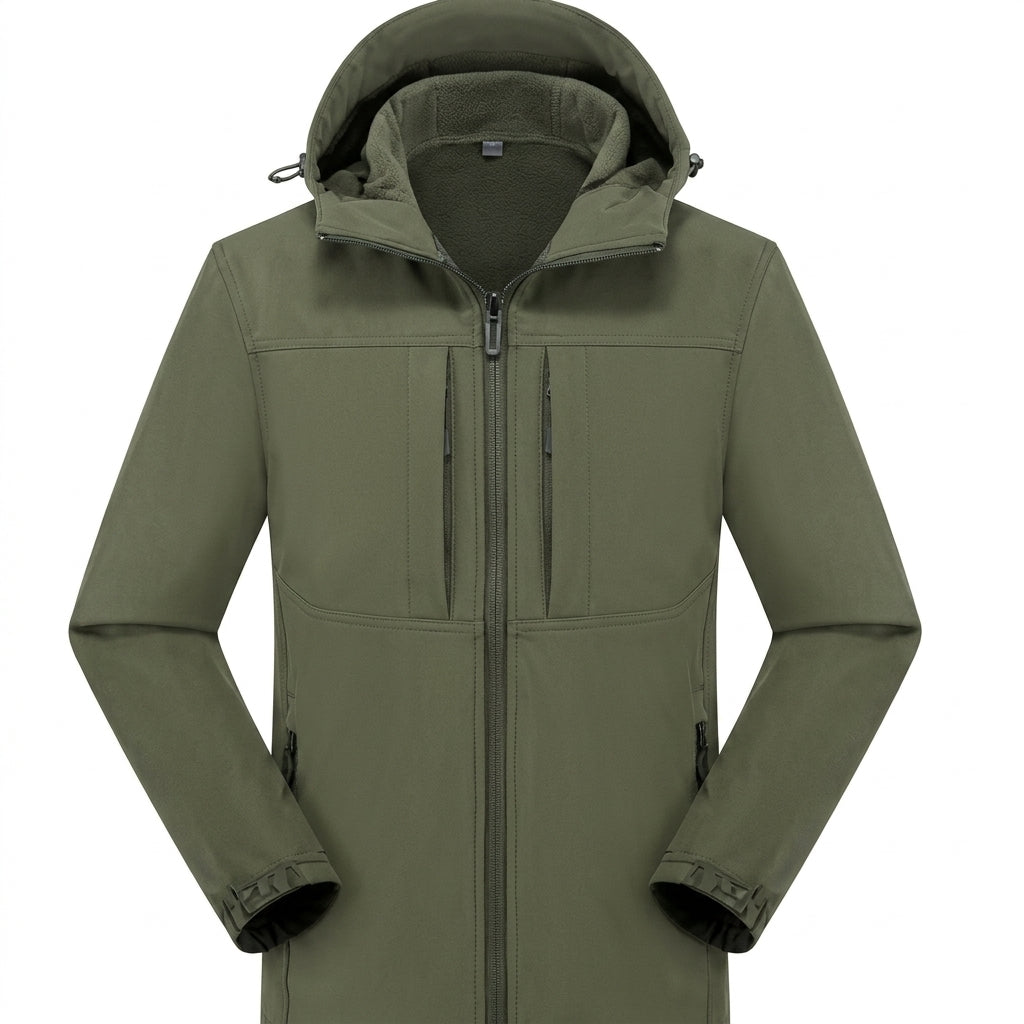 Jaqueta Impermeável Homem | Softshell Respirável, Proteção Chuva