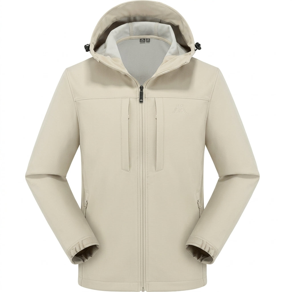 Jaqueta Impermeável Homem | Softshell Respirável, Proteção Chuva
