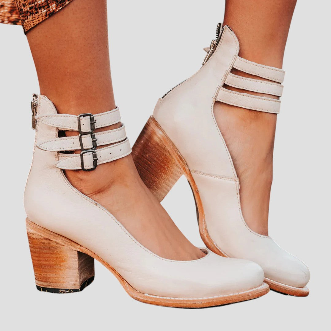 Botas femininas confortáveis sola plana cano curto estilo elegante