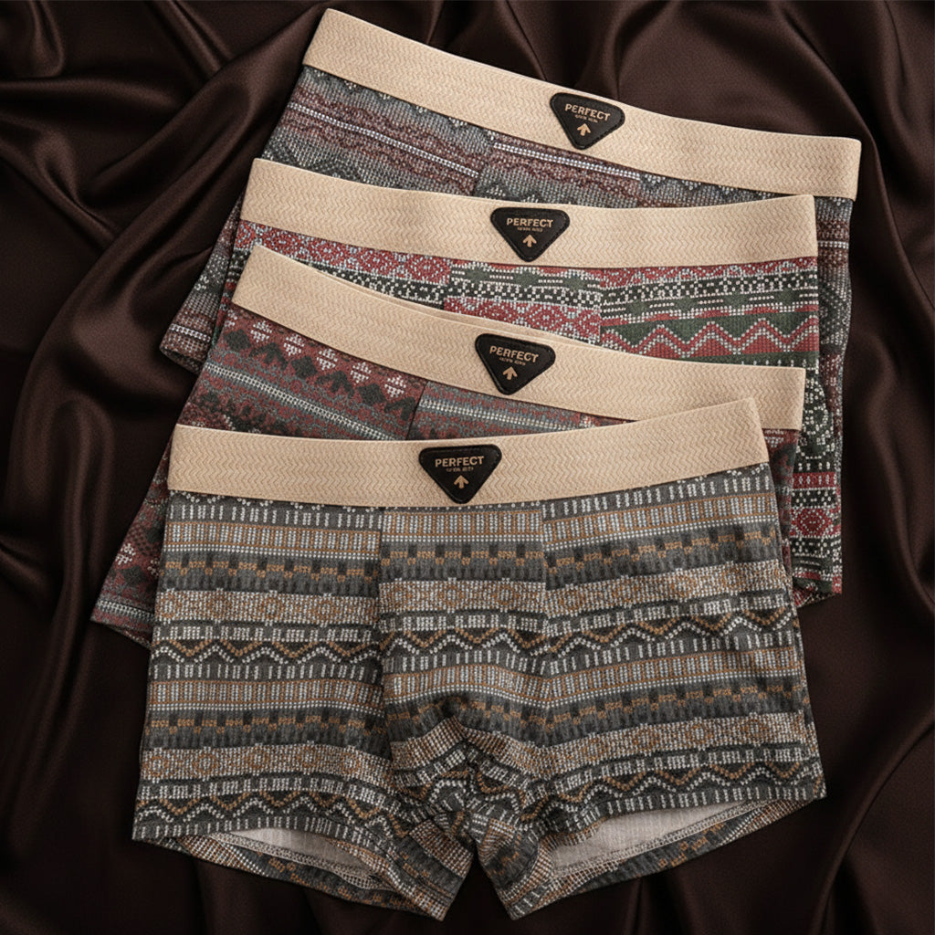 Sorrel | Homem Cuecas Boxer Algodão Orgânico Retro