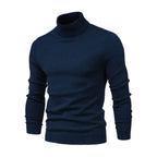 Calla | Homem Camisola Canelada Gola Alta Quente
