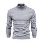 Calla | Homem Camisola Canelada Gola Alta Quente