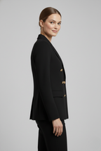 Ximena | Mulher Blazer Duplo Abotoamento Botões Dourados