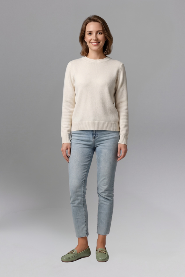Linnea | Mocassins Femininos Bico Redondo Slip On