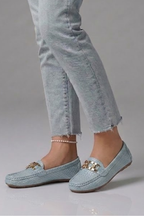 Linnea | Mocassins Femininos Bico Redondo Slip On