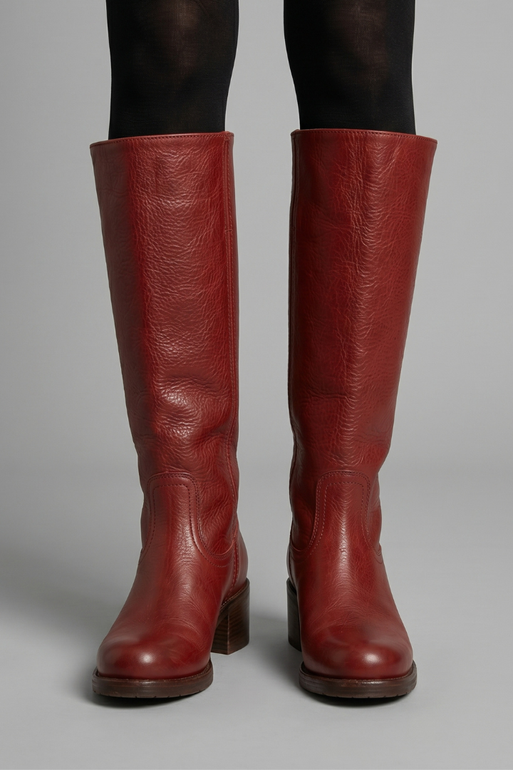 Delphine | Botas Ortopédicas Femininas Cano Médio Salto Bloco