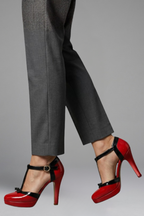 Mila | Sapatos de Salto Femininos Ortopédicos Tira em T