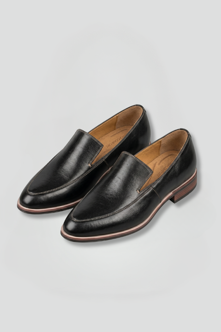 Nora | Mocassins Ortopédicos Femininos Bico Fino Salto Baixo