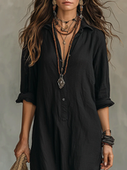 Vianne | Vestido Longo Feminino Fluido Elegante