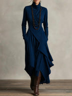 Hazel | Mulher Vestido Maxi Manga Longa