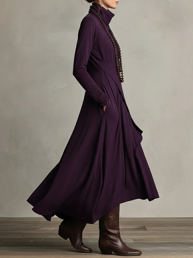 Hazel | Mulher Vestido Maxi Manga Longa