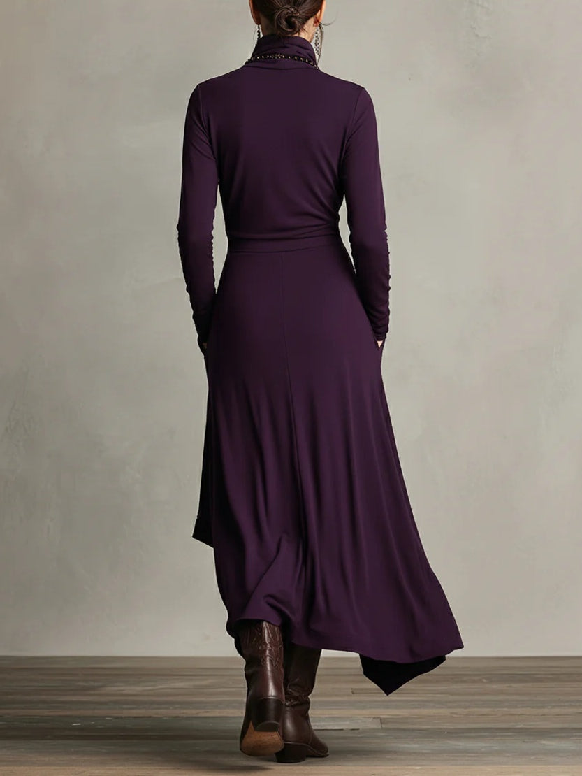 Hazel | Mulher Vestido Maxi Manga Longa