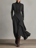 Hazel | Mulher Vestido Maxi Manga Longa