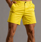 Calções Homem Tailored | Casual, Algodão Twill