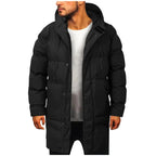 Seraphina | Casaco Puffer com Capuz Masculino Comprimento Médio