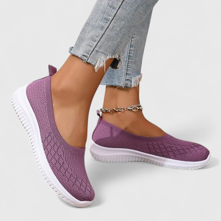 Lena | Sapatilhas Ortopédicas Slip-On Femininas