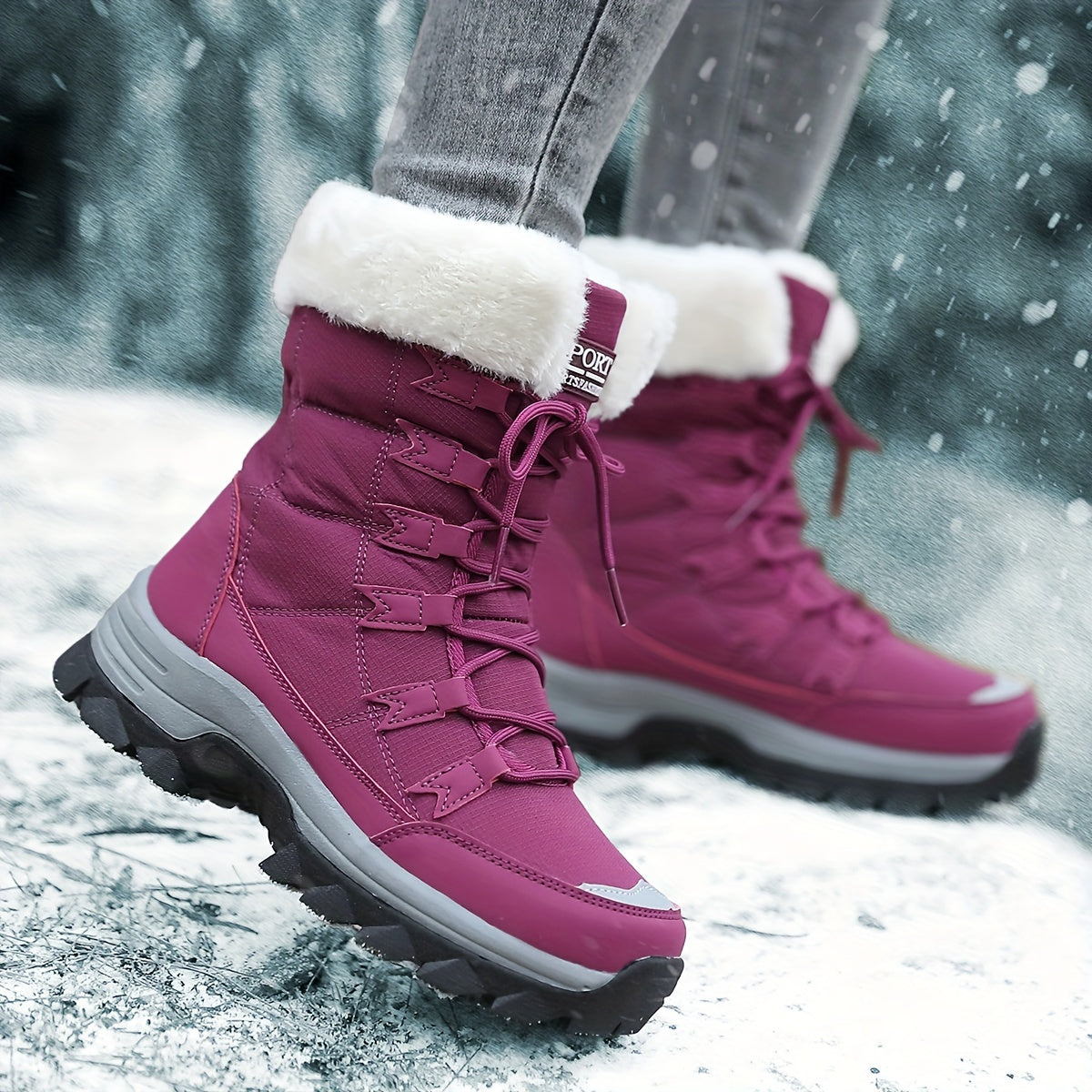 Greta | Botas de Inverno Femininas Impermeáveis Forradas
