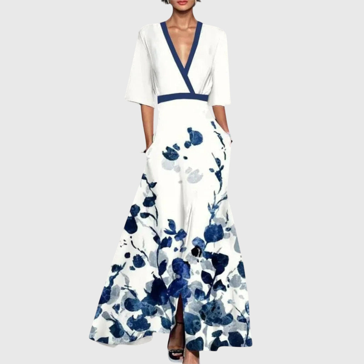 Amara | Vestido Feminino Manga Longa Alfaiataria