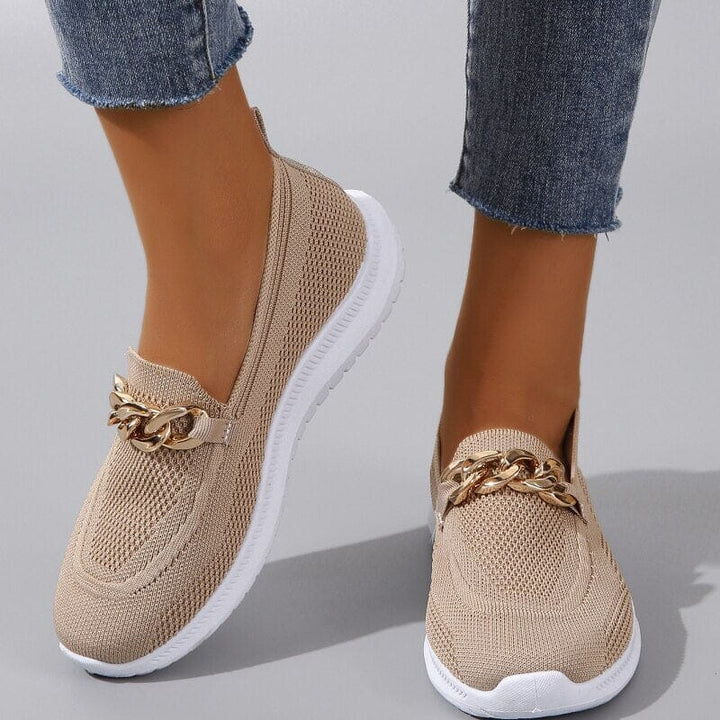 Kaia | Mocassins Ortopédicos Femininos com Suporte Ativo