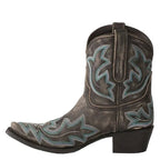 Liora | Botas Cowboy Couro Femininas Bordadas Western