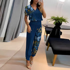 Leah | Conjunto Feminino Blusa e Calça Manga Bufante