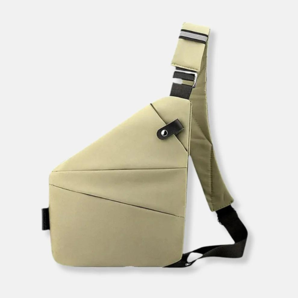 Bolsa Crossbody Antifurto Leve Multicompartimentos