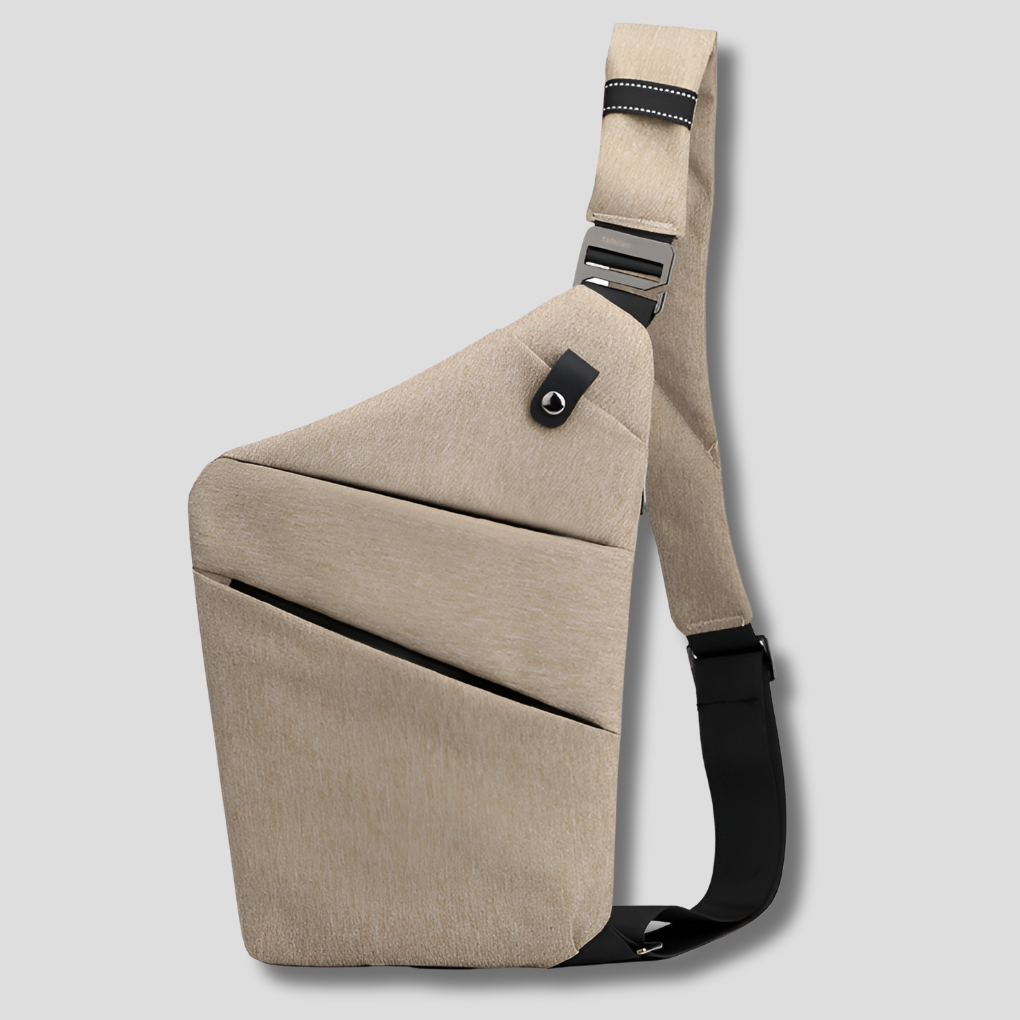 Bolsa Crossbody Antifurto Leve Multicompartimentos