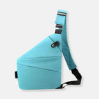 Bolsa Crossbody Antifurto Leve Multicompartimentos